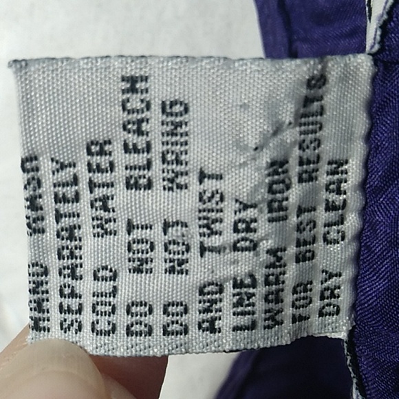 Vintage Jarama Purple Silk 💜 Top Sz.S Like New Condition (X-52 CRATE) - Picture 5 of 9